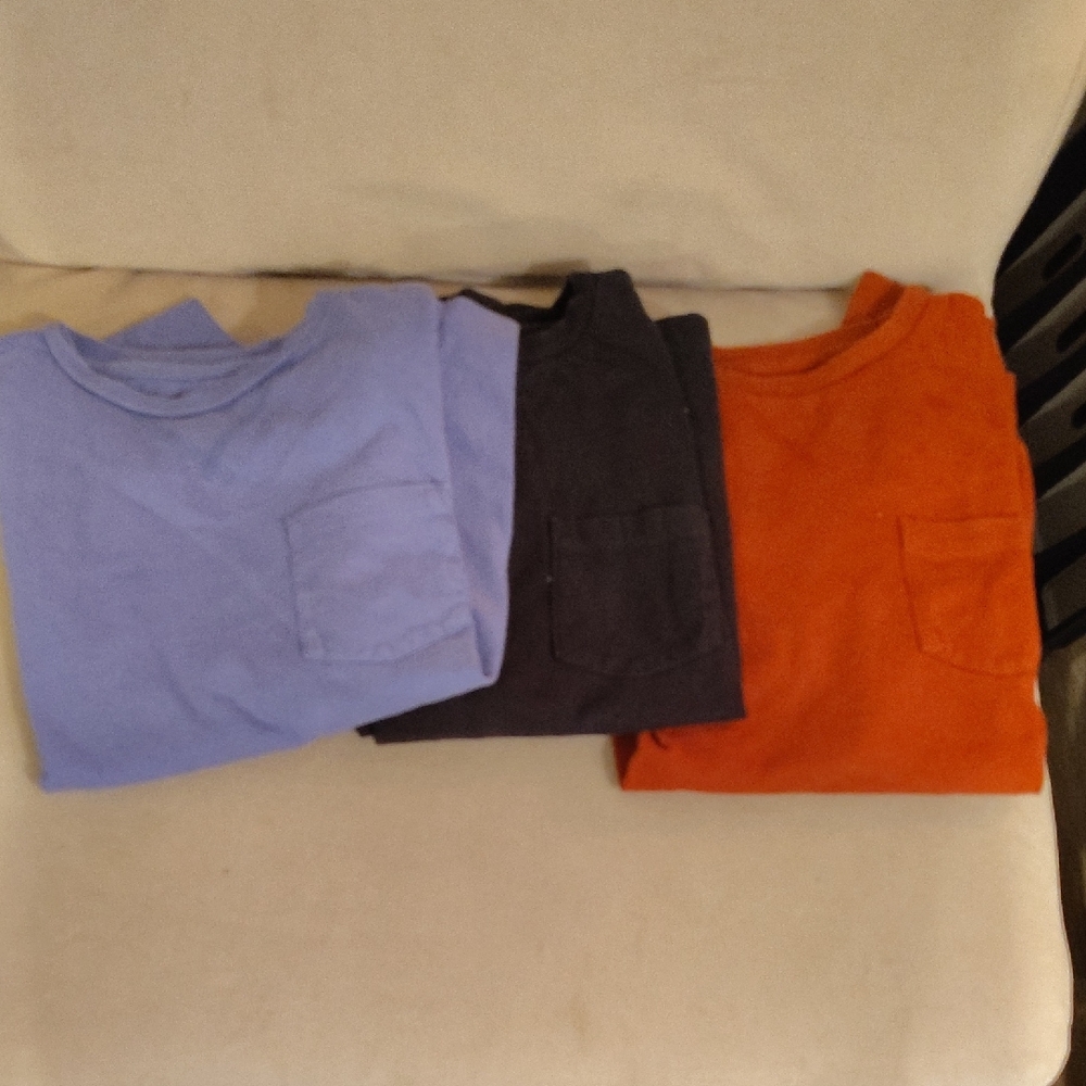 GAP Kids Long Sleeve Tees - Blue, Black, and Orange